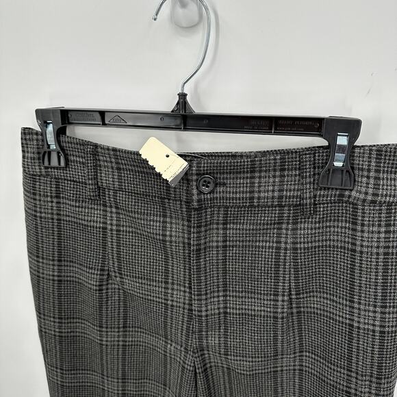 SANCTUARY NWT Evereve Chcarcoal Plaid Soho Trouser Pant // 26 - Picture 7 of 11